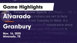 Alvarado  vs Granbury  Game Highlights - Nov. 16, 2020