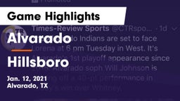 Alvarado  vs Hillsboro  Game Highlights - Jan. 12, 2021