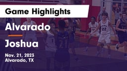 Alvarado  vs Joshua  Game Highlights - Nov. 21, 2023