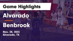 Alvarado  vs Benbrook  Game Highlights - Nov. 28, 2023