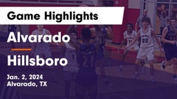 Alvarado  vs Hillsboro  Game Highlights - Jan. 2, 2024