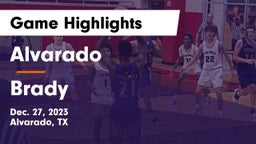 Alvarado  vs Brady  Game Highlights - Dec. 27, 2023