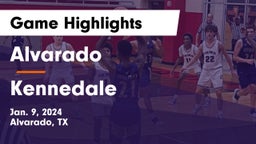 Alvarado  vs Kennedale  Game Highlights - Jan. 9, 2024