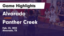 Alvarado  vs Panther Creek  Game Highlights - Feb. 23, 2024