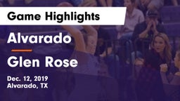 Alvarado  vs Glen Rose  Game Highlights - Dec. 12, 2019