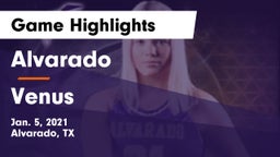 Alvarado  vs Venus Game Highlights - Jan. 5, 2021