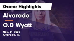 Alvarado  vs O.D Wyatt Game Highlights - Nov. 11, 2021