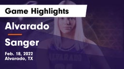 Alvarado  vs Sanger Game Highlights - Feb. 18, 2022