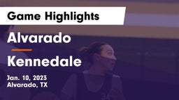 Alvarado  vs Kennedale  Game Highlights - Jan. 10, 2023