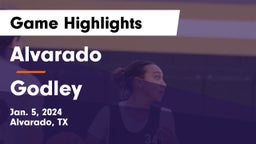 Alvarado  vs Godley  Game Highlights - Jan. 5, 2024