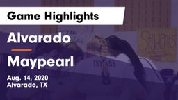 Alvarado  vs Maypearl  Game Highlights - Aug. 14, 2020