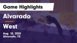 Alvarado  vs West Game Highlights - Aug. 18, 2020