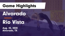 Alvarado  vs Rio Vista  Game Highlights - Aug. 25, 2020
