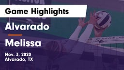 Alvarado  vs Melissa Game Highlights - Nov. 3, 2020