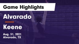 Alvarado  vs Keene  Game Highlights - Aug. 31, 2021