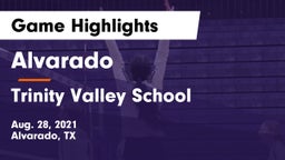 Alvarado  vs Trinity Valley School Game Highlights - Aug. 28, 2021