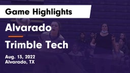 Alvarado  vs Trimble Tech  Game Highlights - Aug. 13, 2022