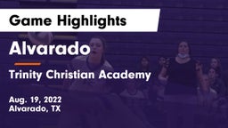 Alvarado  vs Trinity Christian Academy  Game Highlights - Aug. 19, 2022