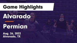 Alvarado  vs Permian  Game Highlights - Aug. 26, 2022