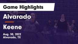 Alvarado  vs Keene  Game Highlights - Aug. 30, 2022