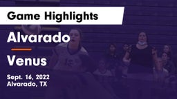 Alvarado  vs Venus  Game Highlights - Sept. 16, 2022