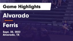 Alvarado  vs Ferris  Game Highlights - Sept. 30, 2022