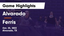 Alvarado  vs Ferris  Game Highlights - Oct. 25, 2022