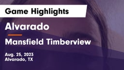 Alvarado  vs Mansfield Timberview  Game Highlights - Aug. 25, 2023