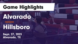 Alvarado  vs Hillsboro  Game Highlights - Sept. 27, 2023
