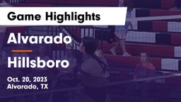 Alvarado  vs Hillsboro  Game Highlights - Oct. 20, 2023