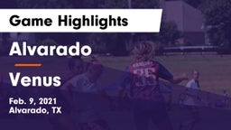 Alvarado  vs Venus  Game Highlights - Feb. 9, 2021