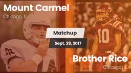 Matchup: Mount Carmel High vs. Brother Rice  2017