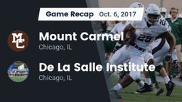 Recap: Mount Carmel  vs. De La Salle Institute 2017