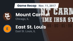 Recap: Mount Carmel  vs. East St. Louis  2017