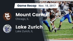 Recap: Mount Carmel  vs. Lake Zurich  2017