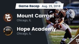 Recap: Mount Carmel  vs. Hope Academy  2018