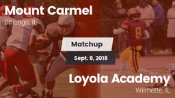 Matchup: Mount Carmel High vs. Loyola Academy  2018