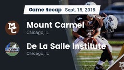 Recap: Mount Carmel  vs. De La Salle Institute 2018
