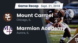 Recap: Mount Carmel  vs. Marmion Academy  2018