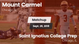 Matchup: Mount Carmel High vs. Saint Ignatius College Prep 2018