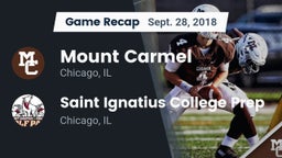 Recap: Mount Carmel  vs. Saint Ignatius College Prep 2018