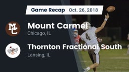 Recap: Mount Carmel  vs. Thornton Fractional South  2018
