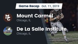 Recap: Mount Carmel  vs. De La Salle Institute 2019