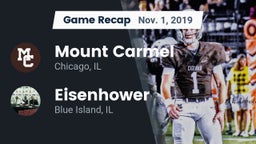Recap: Mount Carmel  vs. Eisenhower  2019