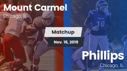 Matchup: Mount Carmel High vs. Phillips  2019