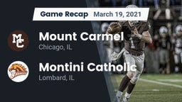Recap: Mount Carmel  vs. Montini Catholic  2021