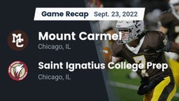 Recap: Mount Carmel  vs. Saint Ignatius College Prep 2022