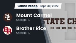 Recap: Mount Carmel  vs. Brother Rice  2022