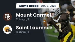 Recap: Mount Carmel  vs. Saint Laurence  2022
