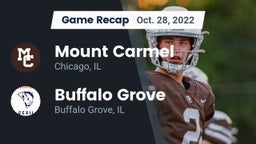 Recap: Mount Carmel  vs. Buffalo Grove  2022